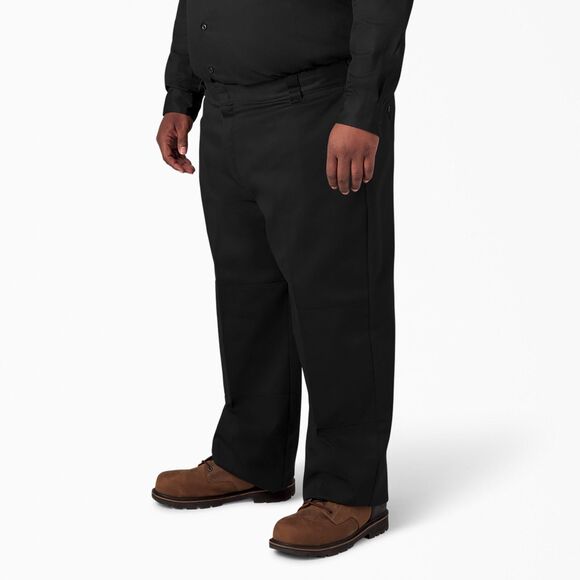 NWT DICKIES Black Twill Loose Fit Work Pants Size 44x32 - Picture 1 of 8